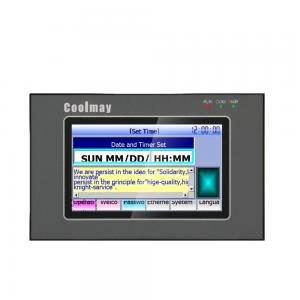 China Analog Output Integrated HMI PLC Controller 12DO 5 Inch TFT Display on sale