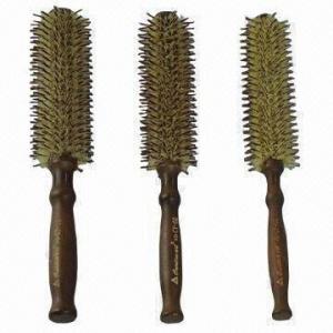 China Hair Brushes, Made of Wood and Boar Bristle Mixed Nylon on sale