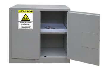 China Industrial Chemical Laboratory Furniture Toxic Storage Cabinet In Metal on sale