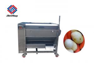 China 1.5KW 300-500KG/H Vegetable Fruit Washing Machine Carrot Cleaning Machine on sale