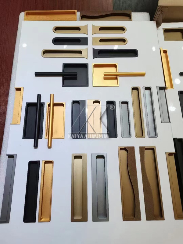 China Kitchen Door Pull Bedroom Furniture Aluminium Profiles For Handles Knobs on sale