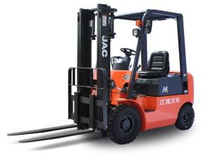 Diesel 1 Ton Forklift Truck Small Capacity Eco Friendly Design Max Lift Height 6m
