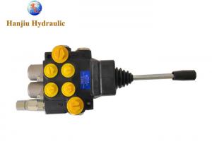 China One Joystick Control 2 Way Hydraulic Diverter Valve , Hydraulic Motor Control Valve on sale
