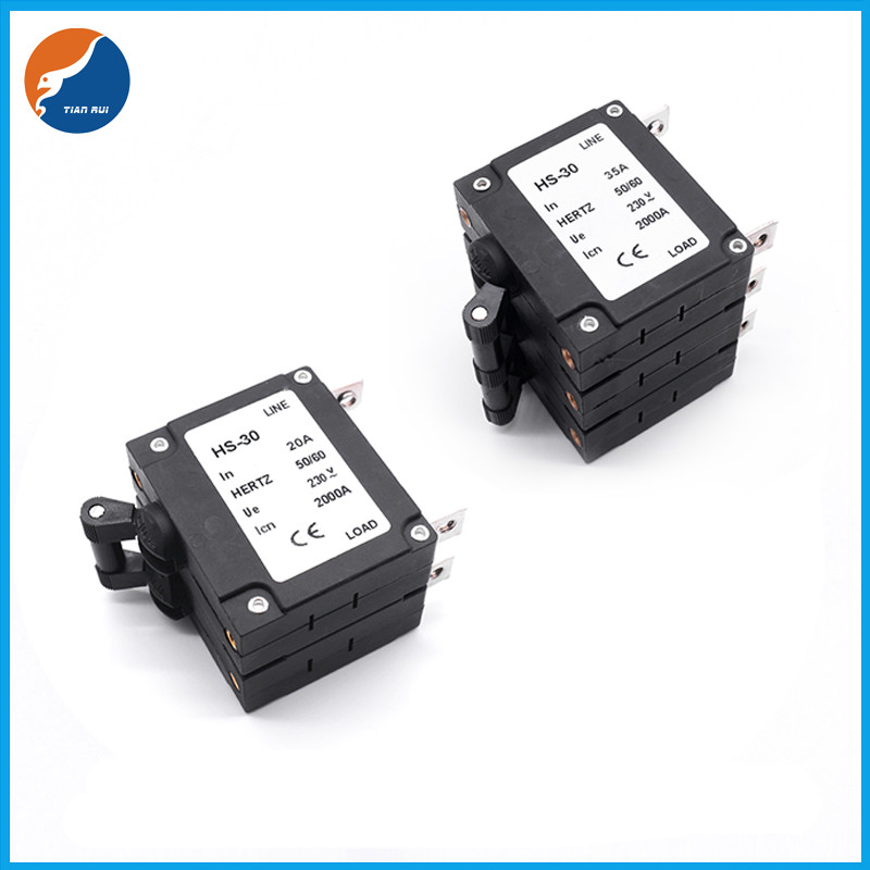 China AC 250V Manual Reset Hydraulic Magnetic Circuit Breaker on sale