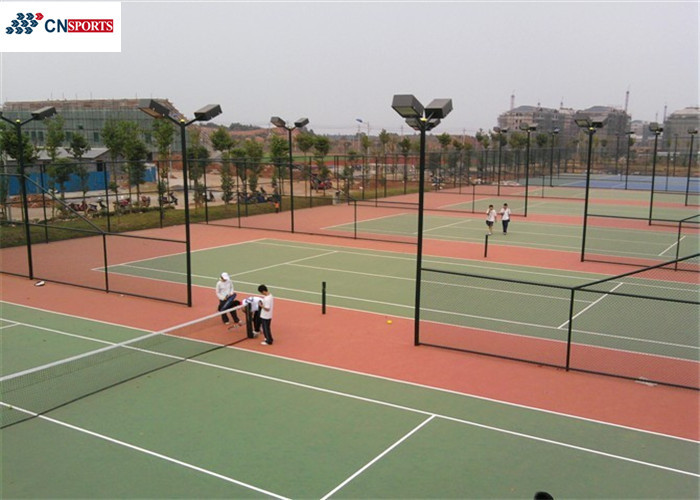 China RoHS Outdoor Sports Court Flooring Water Resistant Non Toxic Tennis Court Flooring on sale