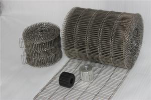 China 304 Stainless Steel Wire Mesh Conveyor Belt Chocolate Enrober Application on sale