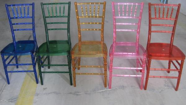 Cheap Colorful Resin Chiavari Wedding Chairs for sale