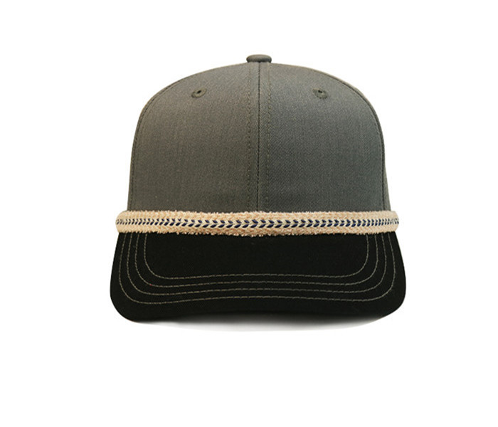 Best Hot Sales ACE Unisex Creative Embroidery Design Stagger Color Chain Baseball Curve Brim Cap Hat wholesale