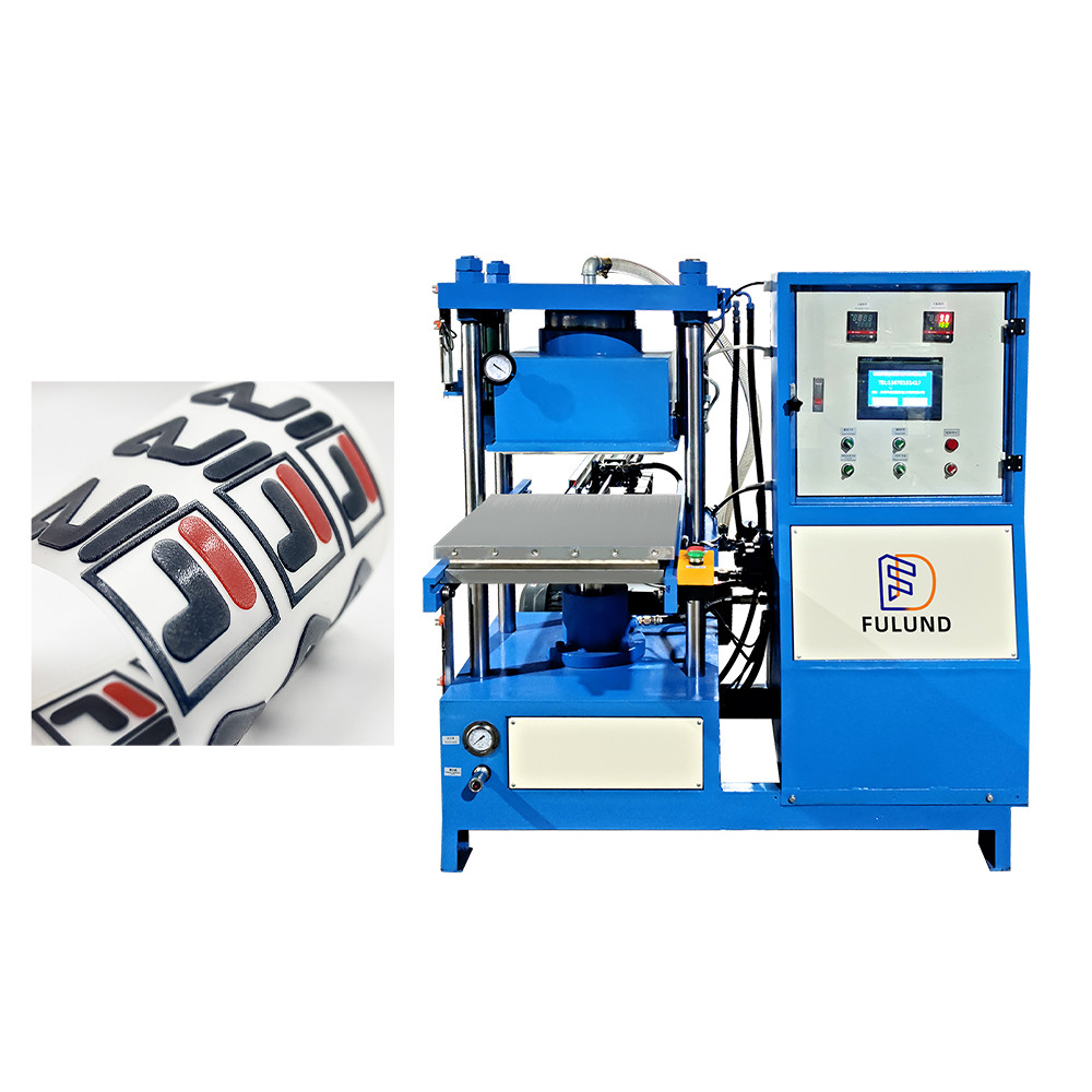 Cheap FuLund PVC Rubber Hydraulic Curing Press Wristband Making Machine Silicone product making textile fabric machinery for sale