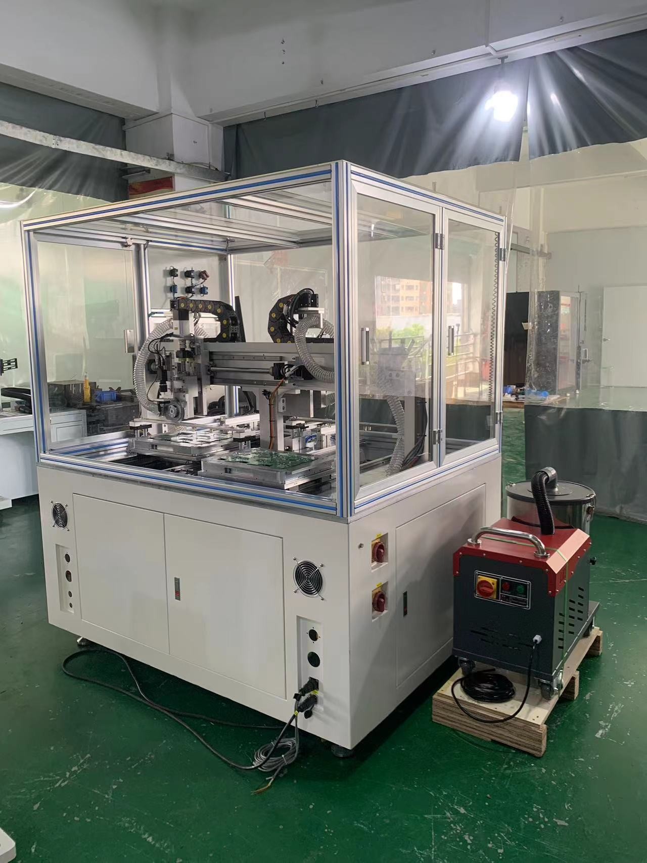 China Inline PCBA Automatic Depaneling Machine,PCB Depanelizer from Chuangwei on sale