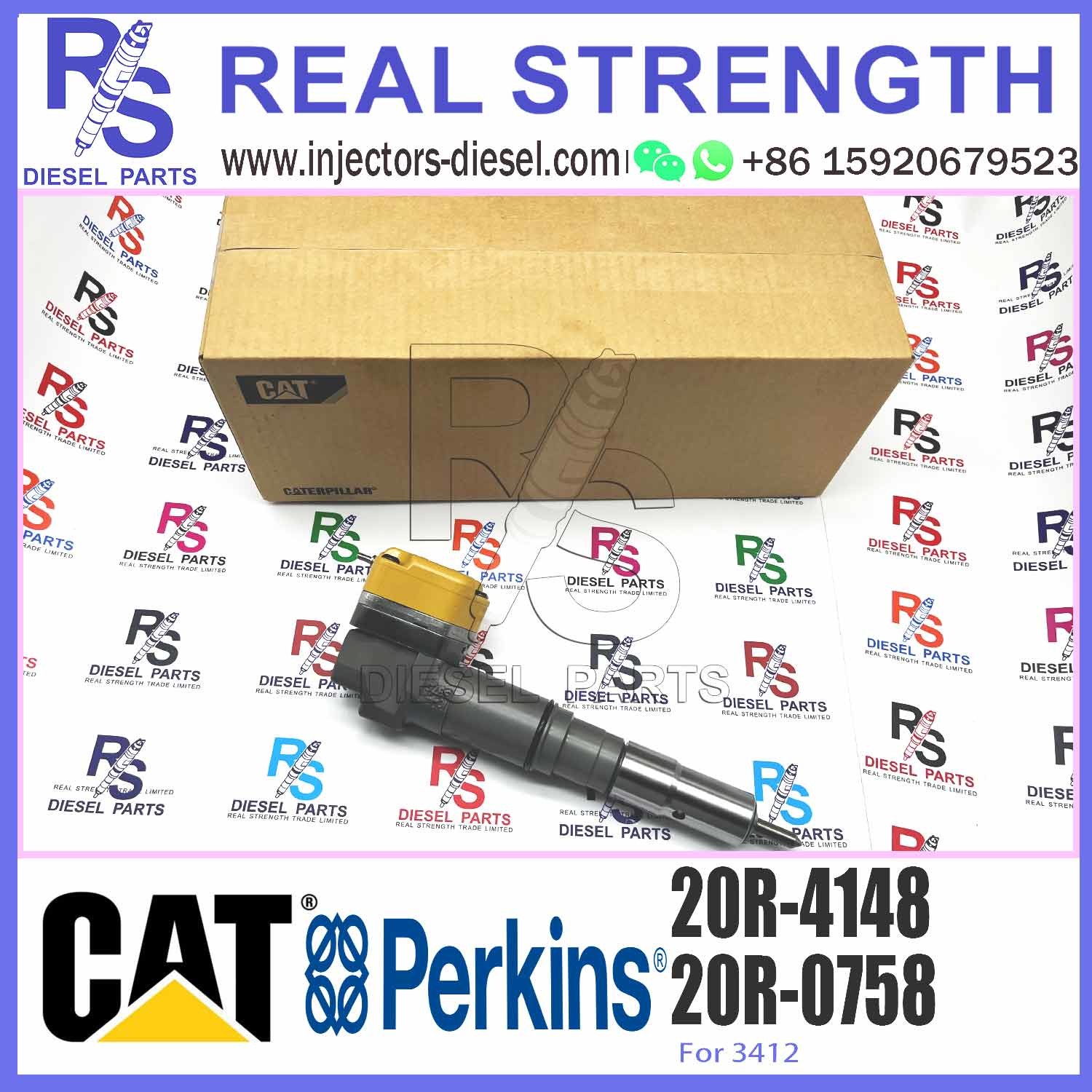 China 20R4148 Good Price Common rail diesel fuel injector 20R-4148 For Caterpillar 3412E Engine on sale