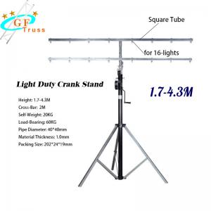 Line Array Crank Stand Truss Lift Tower For Hanging Lighting