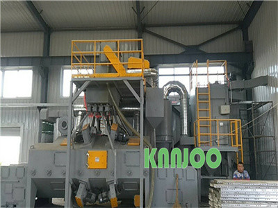 China Customized Wire Mesh Belt Shot Blasting Machine with 2-6mm Mesh Size Electricity Power Source on sale