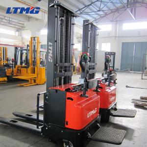 China Manual Forklift Pallet Stacker , 2 Ton Hydraulic Hand Pallet Stacker DC Motor on sale