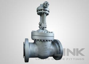 China Large Gear Operated Gate Valve Full Port RF Flanged Flexible Wedge on sale