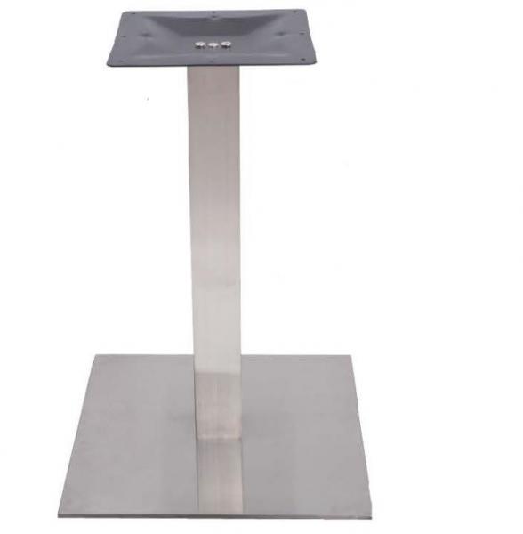 Cheap Bistro Table base Stainless Steel Brush finish Height 42'' Thickness 8mm Plate for sale