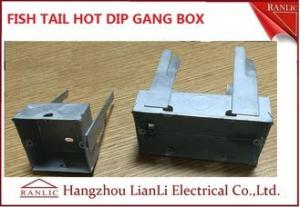 Best Hot Dip Finish GI Electrical Gang Box / Gang Electrical Box 3 inch by 3 inch wholesale
