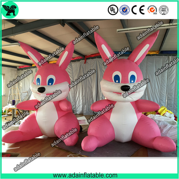 Best Cute Pink Inflatable Rabbit,Giant Pink Inflatable Bunny, Party Inflatable Animal wholesale