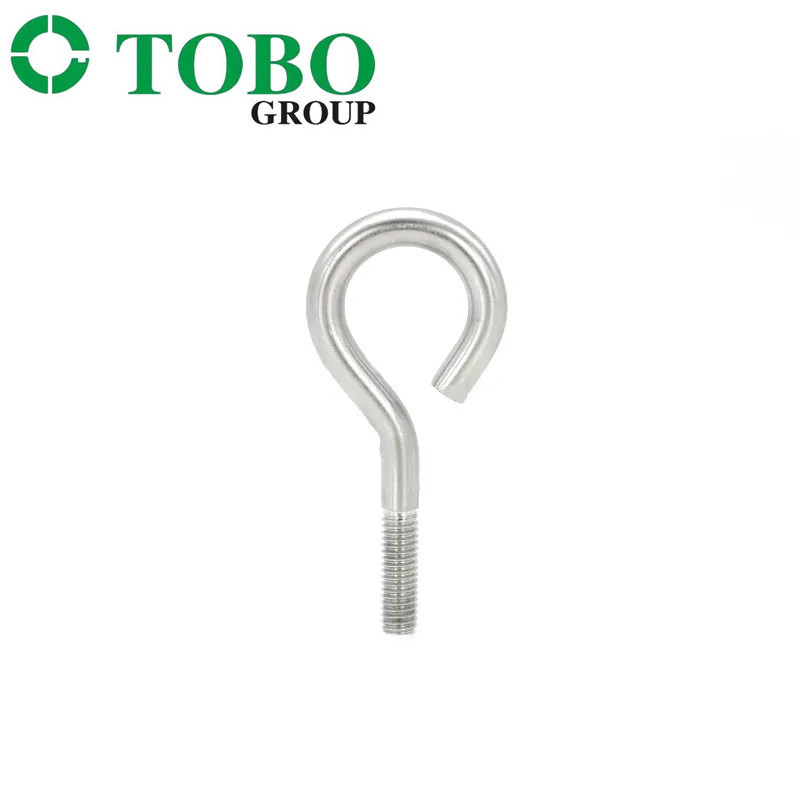 Best 304 Stainless Steel Sheep Eye Screw With Ring Hook Bolt Nut Lifting Ring Screw wholesale