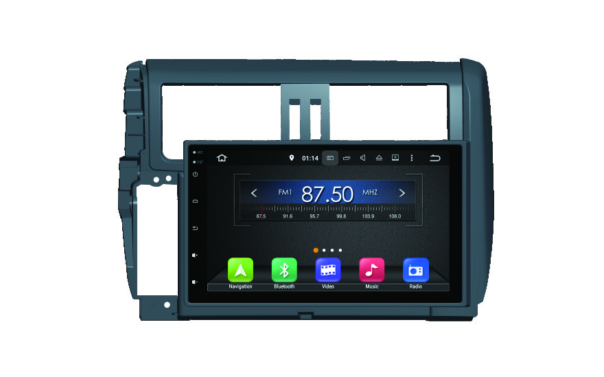 Best Toyota Prodo 2010 Android Auto Head Unit  With Hd Display Full Touchscreen wholesale