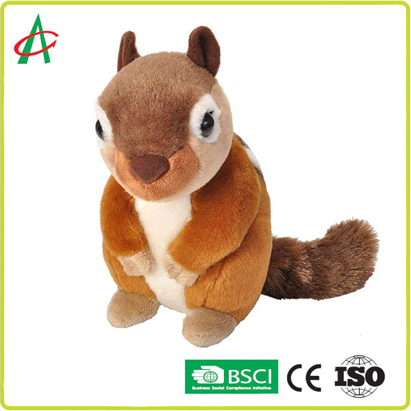 Best AZO Free Washable 8'' Chipmunk Plush Toy For Kids And Adults wholesale