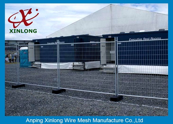 Flexible Green Temporary Fencing Panels / Temporary Security Fence Panels Durable