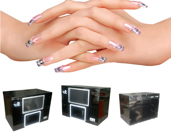 China Colorful Digital Nail Art Machine Automatic 3D Finger Nail Printing Machine on sale