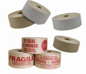 Best Fiber Reinforced Label Tape Label Gummed Kraft Paper Packing Reinforced wholesale