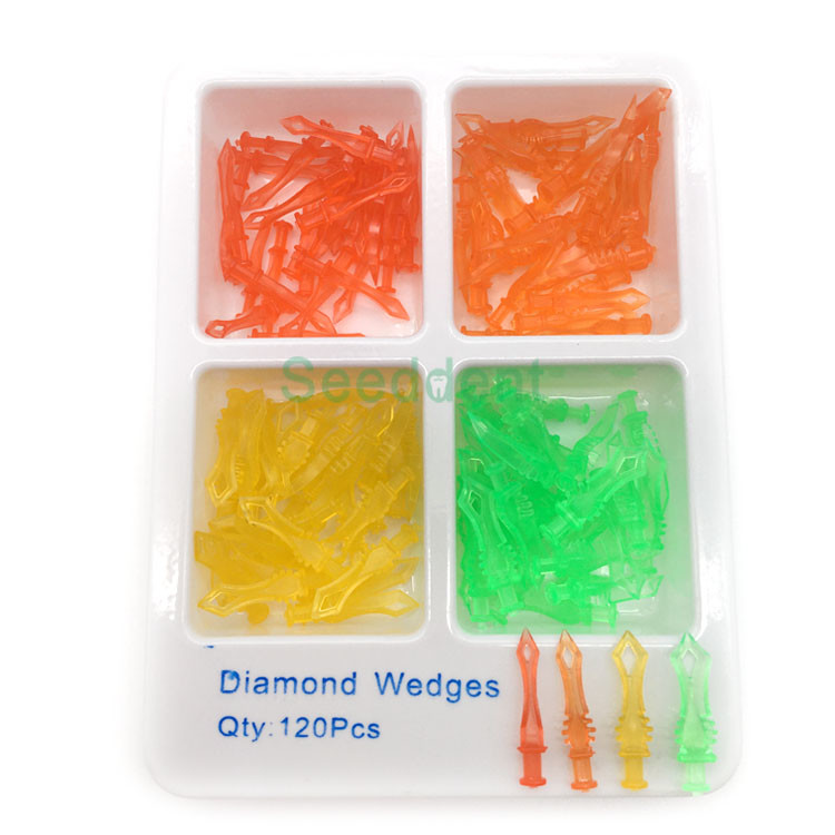 Best Colorful Plastic Dental Diamond Wedges wholesale