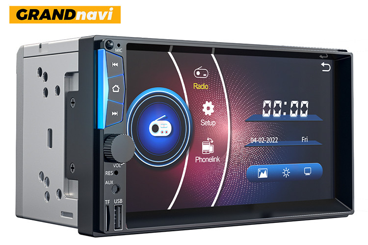 China Universal 1024x600P Double Din Head Unit Android 7 Inch Wince System on sale