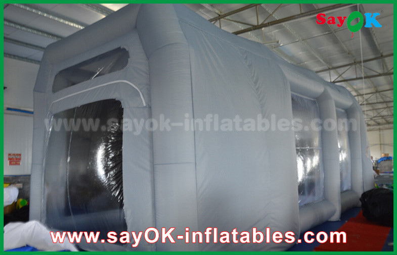 Inflatable Garage Tent PVC Spray Booth Waterproof Inflatable Bubble Tent For Car Paint Spraying