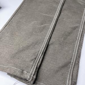 China OEM Brown Coloured Stretch RFD Denim Fabric Material on sale