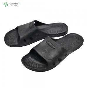 Best Anti static ESD SPU Black Slippers Sandal Shoes wholesale