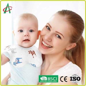 Best BPA Free Newborn Baby Bibs Comfortable Cotton 360 Degree Rotation wholesale