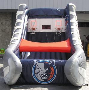 China Fun Inflatable Interactive Games Charlotte Bobcats Inflatable Kids Games Basketball Shot on sale