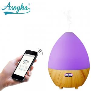 Best Bluetooth &amp; App Audio Ultrasonic Cool Mist Humidifier Egg Shape With Colorful Lights wholesale