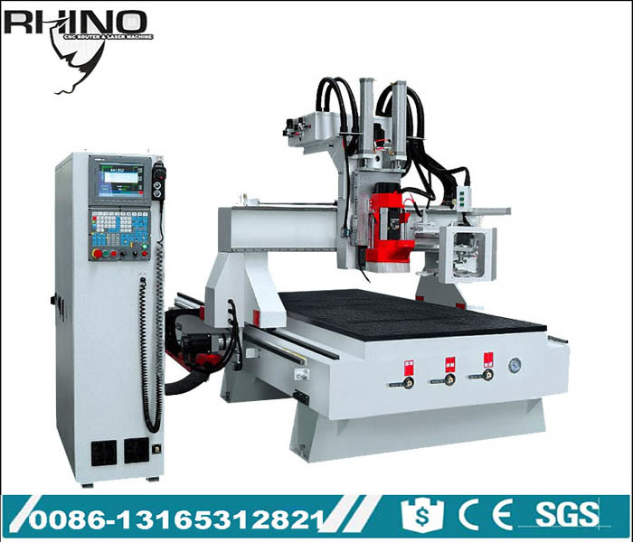 China 9KW HSD ATC CNC Wood Router , 300mm Z Axis Computerized Wood Carving Machine on sale