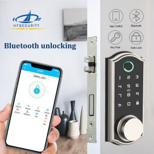 Best HFSecurity BP03 Biometric Keyless Smart Phone Open way Bluetooth Fingerprint  Door Look wholesale
