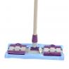 Buy cheap Cleanroom microfiber dust free PP long flat mop from wholesalers