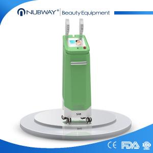 China Vertical SHR Permanent Hair Removal Machine For Face / Leg With Single / Multi Pulse on sale