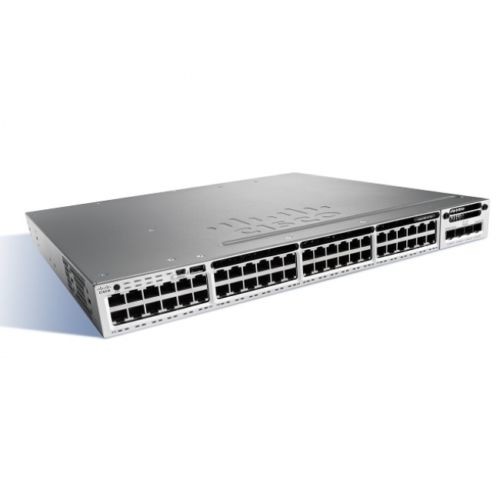 China Stock 48 Port Gigabit Network Switch For Computer Network WS-C3850-48T-E on sale