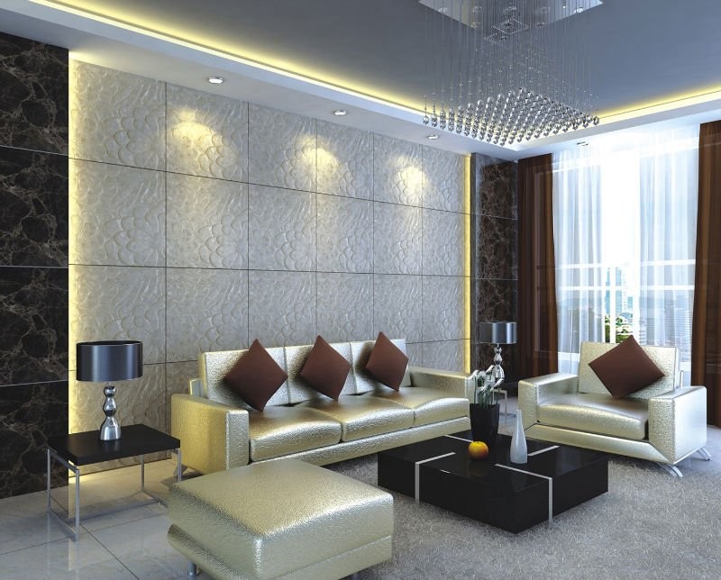Best PU Noise absorbing 3D wall panels decorative interior for home décor, Exterior Decoration wholesale