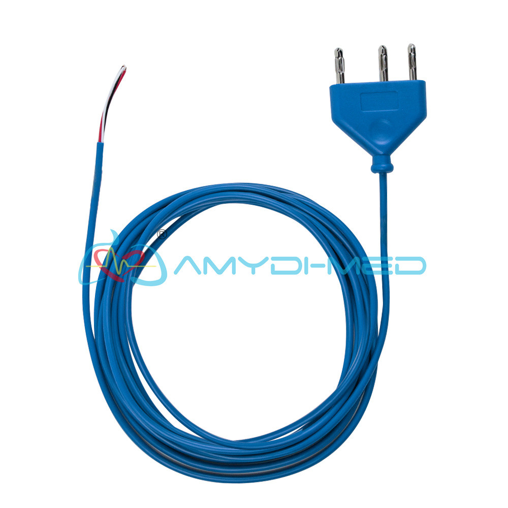 Best Customized Disposable Electrosurgical ESU Cable High Frequency Blue PVC wholesale
