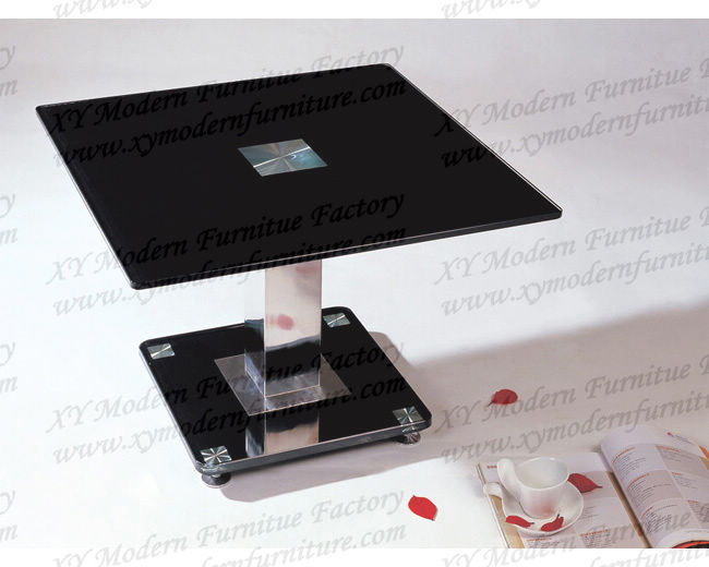 China square black glass coffee table xyct-003 on sale