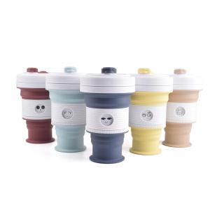 China 18oz Rubber Drinking Cups Silicone Household Products Double Wall on sale