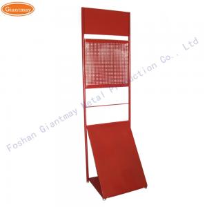 China Commercial Exhibitors Hanging Product Tool Rack Floor Standing Metal Display Stand on sale