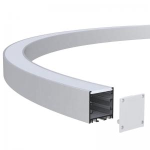 China ROHS 6063 Led Corner Profile Hanging Curved Led Light Aluminum Profile on sale