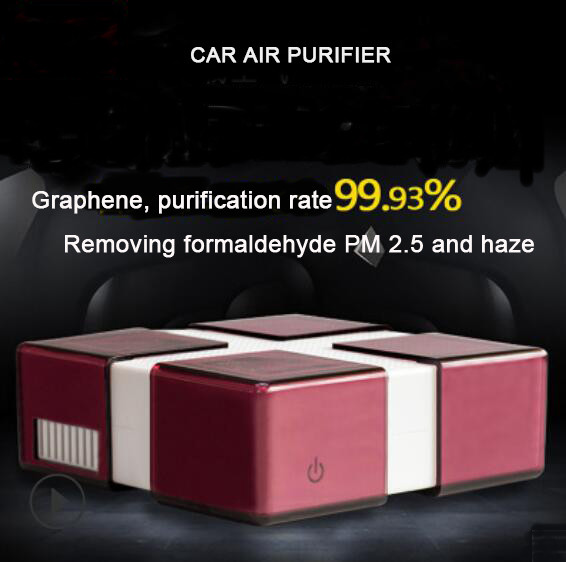 Best Portable Travel Ionic Ozone Generator 99.93% HEPA Filter Car Air Purifier Coronavirus Precvention wholesale