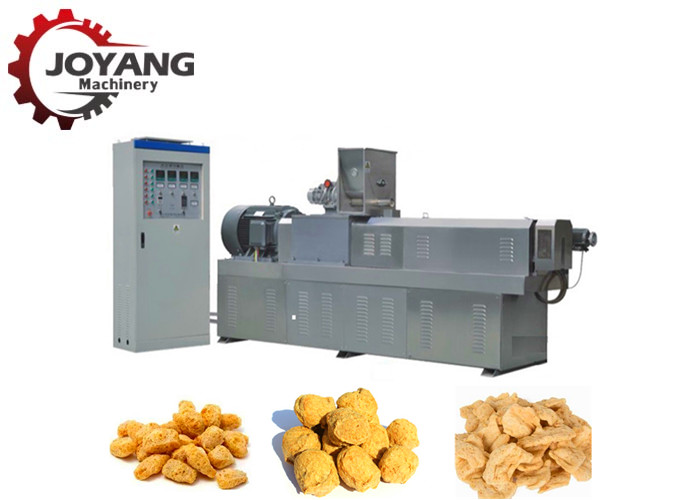 Best Tvp Soya Vegetarian Meat Muscle Protein Double Extruder Machine Soya Chunks Processing wholesale