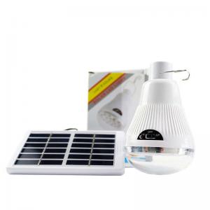 China Factory Price 1000mAh 6v Solar Lamp Rechargeable Led Light Bulb With Solar Panel on sale